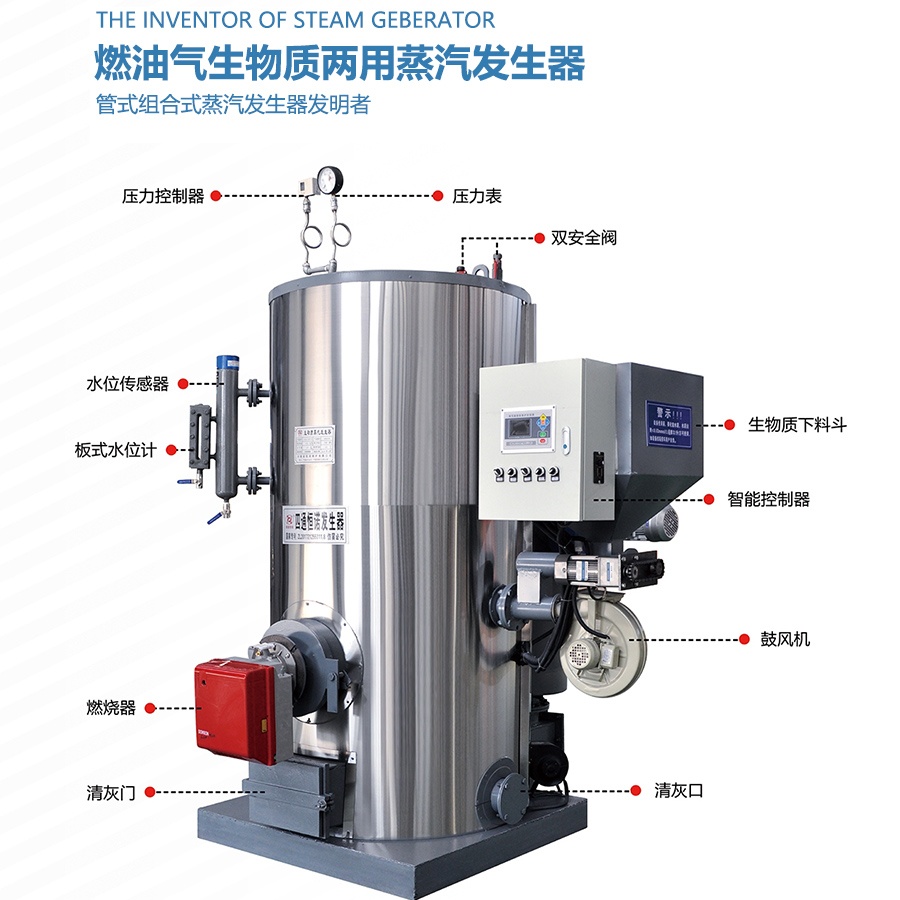 燃油气生物质两用蒸汽爆发器